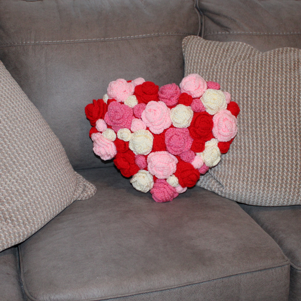 All the Roses Pillow Crochet Pattern
