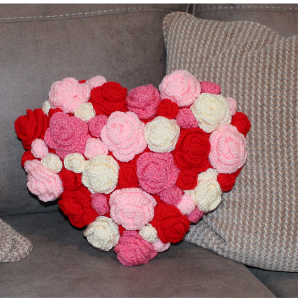 All the Roses Pillow Crochet Pattern