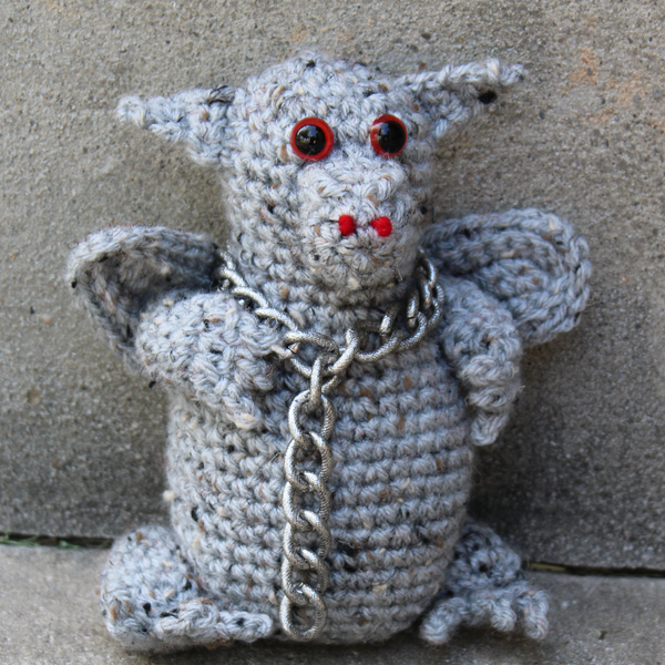Gargoyle Halloween Amigurumi Crochet Pattern