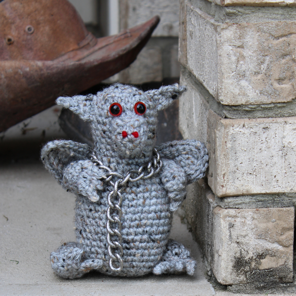 Gargoyle Halloween Amigurumi Crochet Pattern