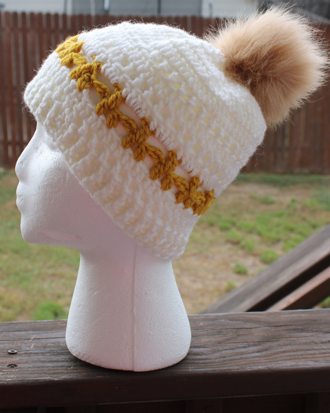 Golden Star Hat Crochet Pattern