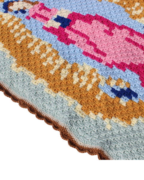 Our Lady of Guadalupe C2C Afghan Crochet Pattern PDF