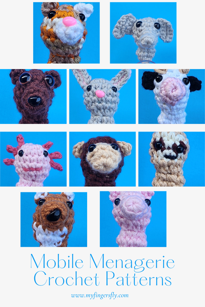 Mobile Menagerie Amigurumi Crochet Pattern Collection