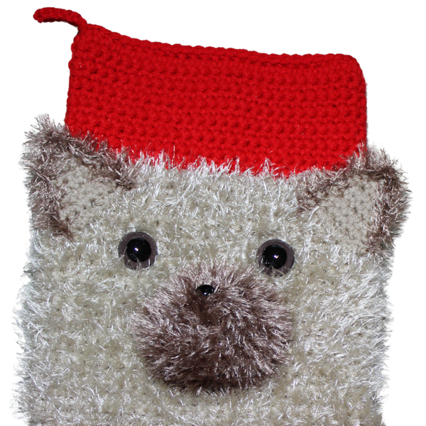 Yorkie Christmas Stocking Crochet Pattern