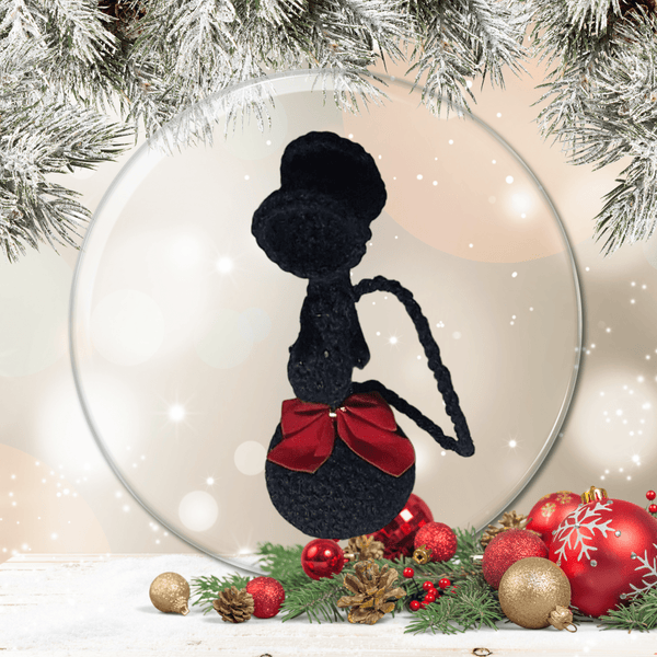 Antique Telephone Christmas Ornament Crochet Pattern - My Fingers Fly