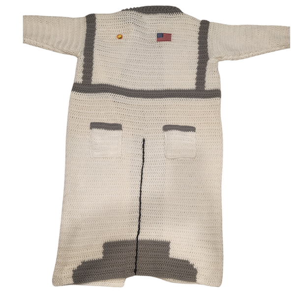 Handmade Astronaut Snuggle Blanket with Sleeves