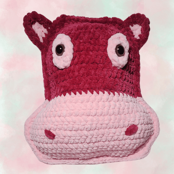Baby Hippo Snuggler Crochet Pattern - My Fingers Fly