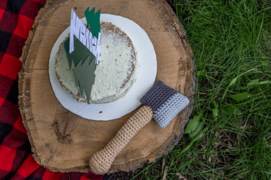 Baby Lumberjack Axe Rattle Crochet Pattern - My Fingers Fly