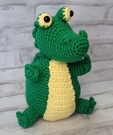 DIY Crochet Kit Baby Alligator Amigurumi