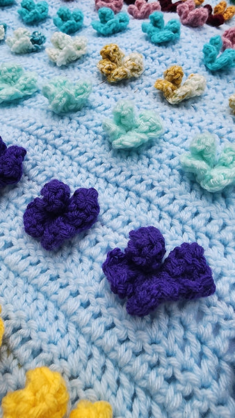 Butterfly Blanket Crochet Pattern - My Fingers Fly