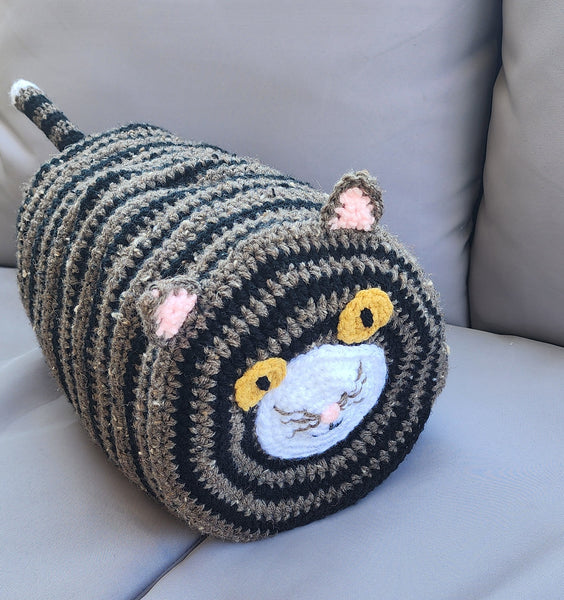 Cat Nap Buddy Crochet Pattern – Cozy Feline Friend for Relaxation & Cuddles 🐱💤
