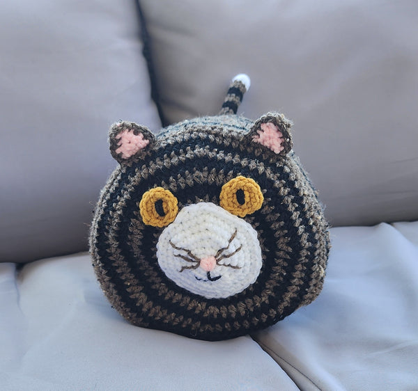 Cat Nap Buddy Crochet Pattern – Cozy Feline Friend for Relaxation & Cuddles 🐱💤