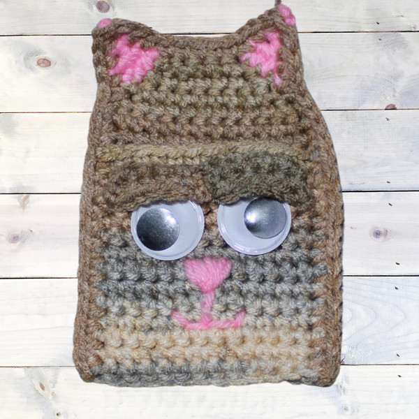 Cat Gift Card Holder Crochet Pattern