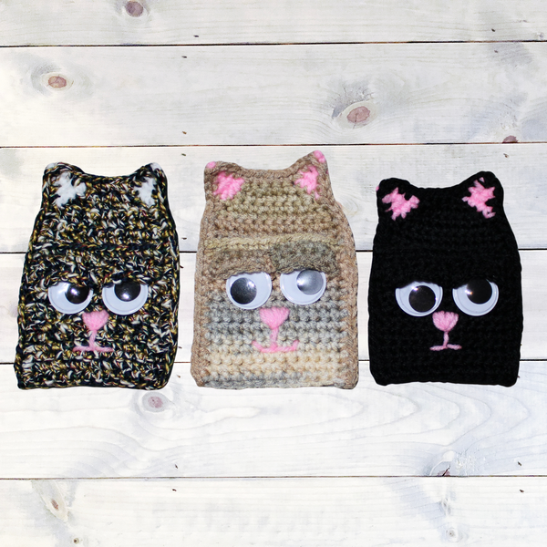 Cat Gift Card Holder Crochet Pattern