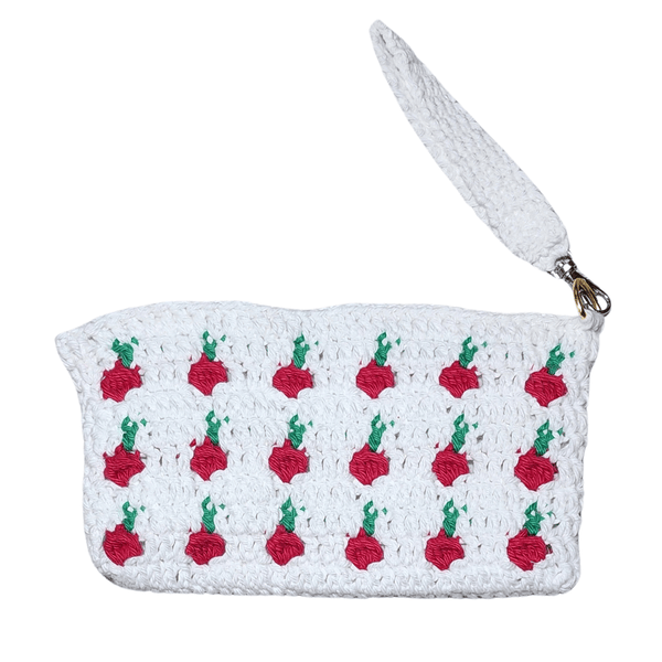 Cherry Wristlet Crochet Pattern - Digital PDF Download - My Fingers Fly