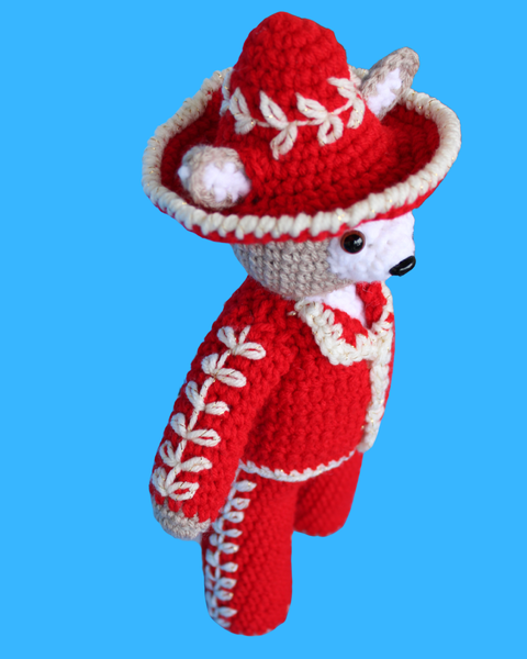 Chihuahua Mariachi Amigurumi Crochet Pattern