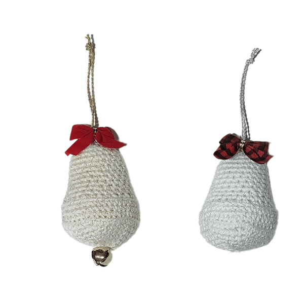 Christmas Bell Ornament Crochet Pattern - My Fingers Fly