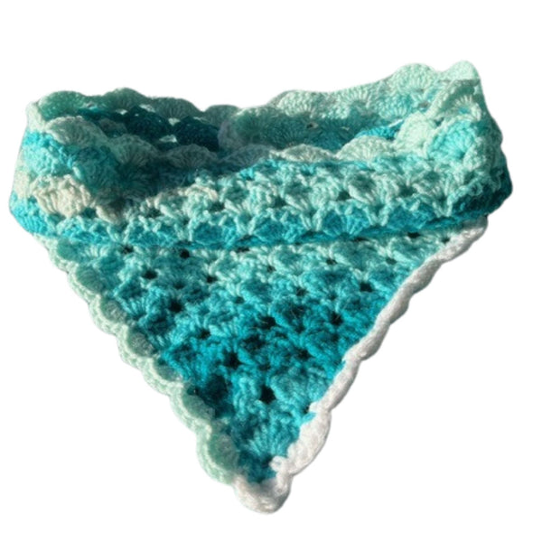 Cornflower Cowl Crochet Pattern - Cornflower Shawl Crochet Pattern - My Fingers Fly