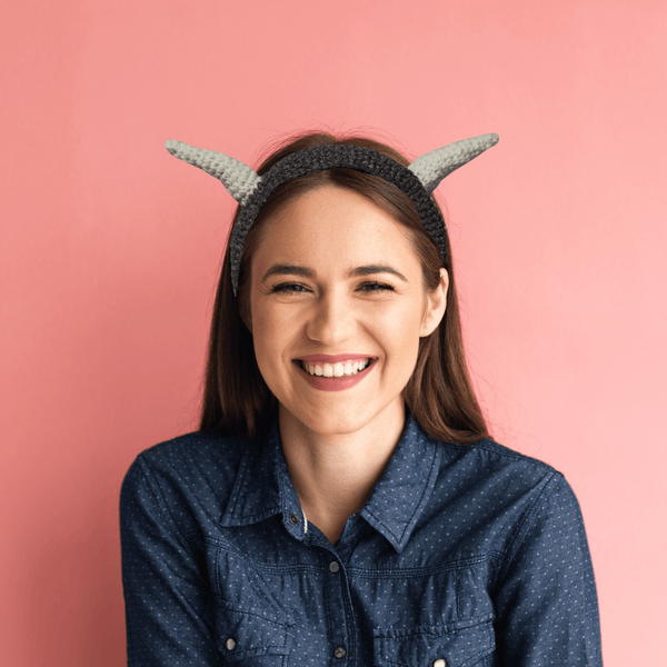 Cow Headband Crochet Pattern, Buffalo Headband Crochet Pattern - My Fingers Fly