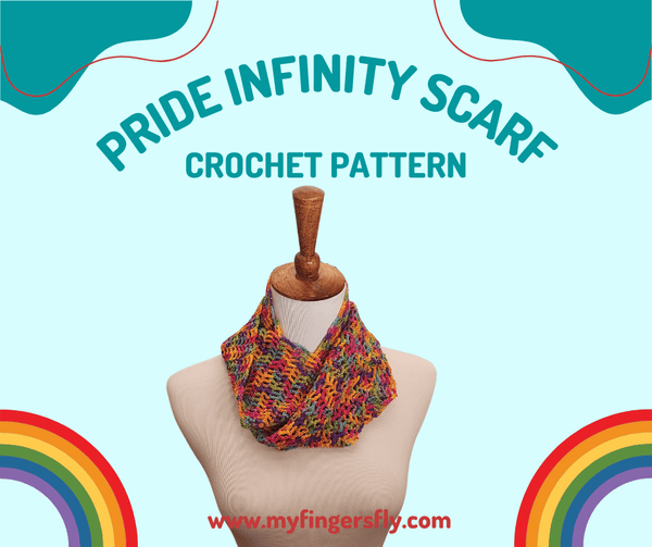Crochet Pattern Book, Crochet a Rainbow Ebook, Rainbow Crochet Patterns - My Fingers Fly