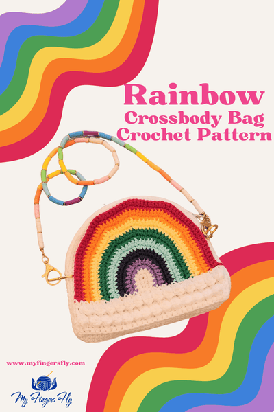 Crochet Pattern Book, Crochet a Rainbow Ebook, Rainbow Crochet Patterns - My Fingers Fly