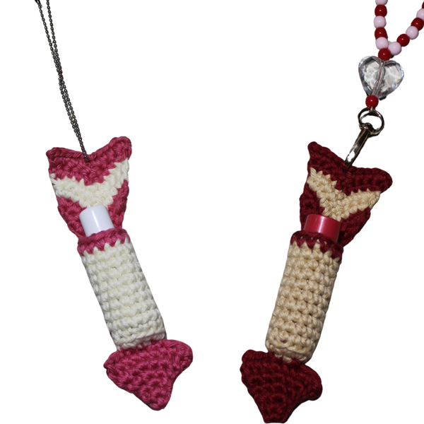 Cupid’s Arrow Lip Balm Holder Crochet Pattern – Valentine Keychain DIY