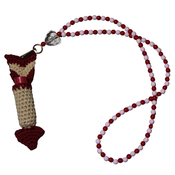 Cupid’s Arrow Lip Balm Holder Crochet Pattern – Valentine Keychain DIY