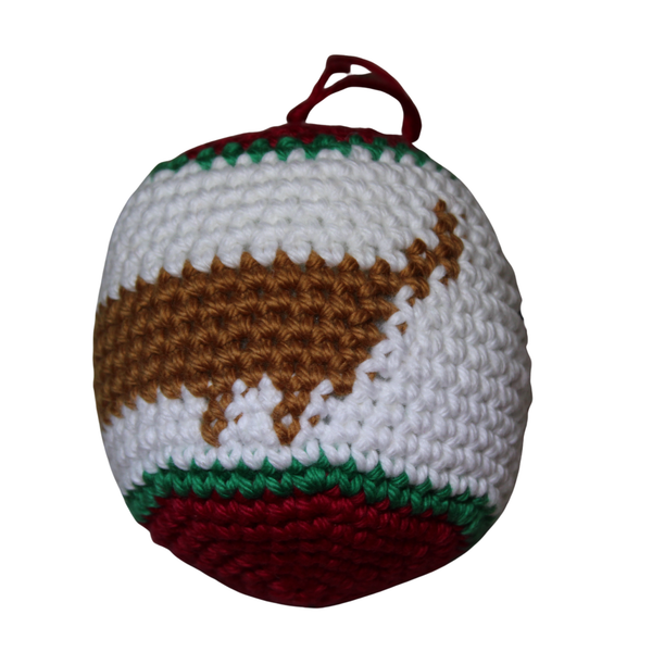Dachshund Christmas Ornament Crochet Pattern