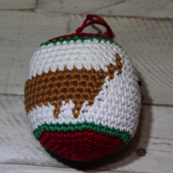 Dachshund Christmas Ornament Crochet Pattern
