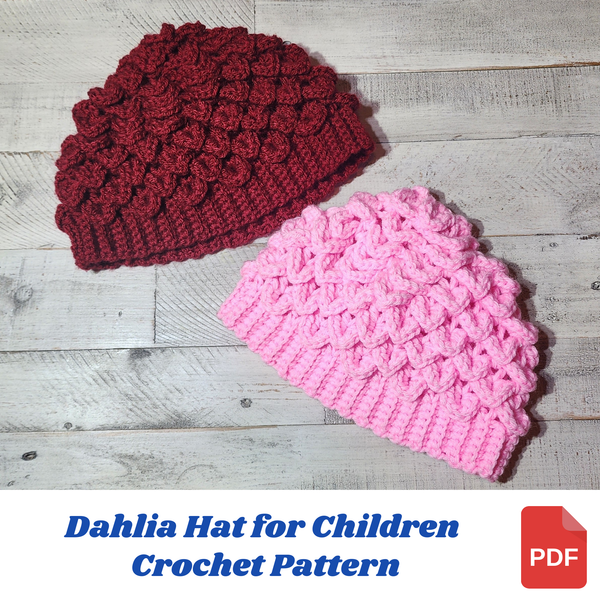 Dahlia Children's Crochet Hat Pattern