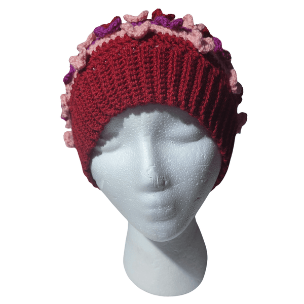 Dropped Heart Hat Crochet Pattern - My Fingers Fly