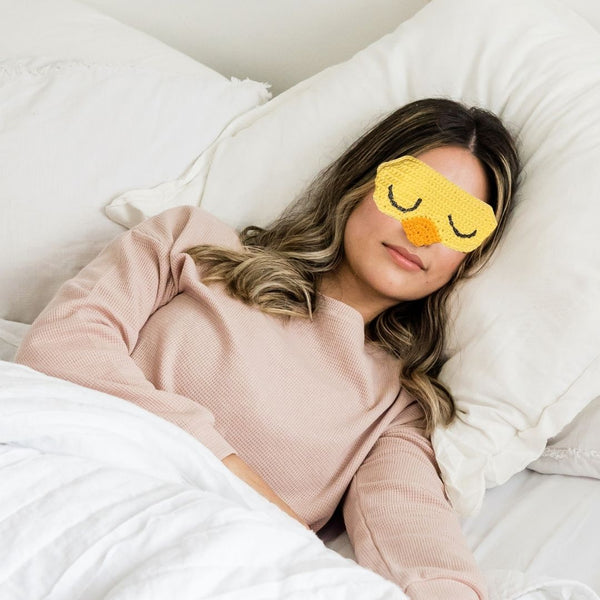 Duck Sleep Mask Crochet Pattern - Digital PDF Download - My Fingers Fly
