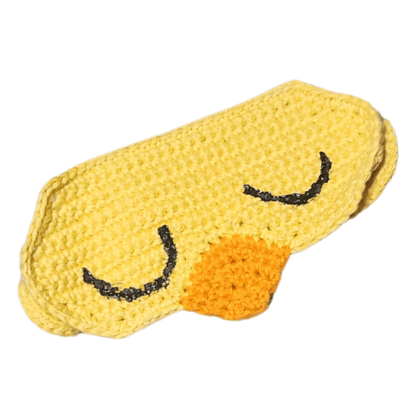 Duck Sleep Mask Crochet Pattern - Digital PDF Download - My Fingers Fly