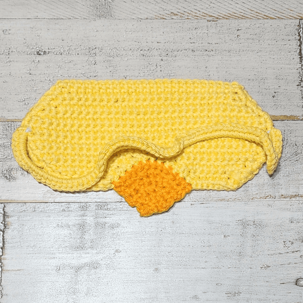 Duck Sleep Mask Crochet Pattern - Digital PDF Download - My Fingers Fly
