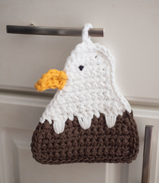 Bald Eagle Potholder Crochet Pattern
