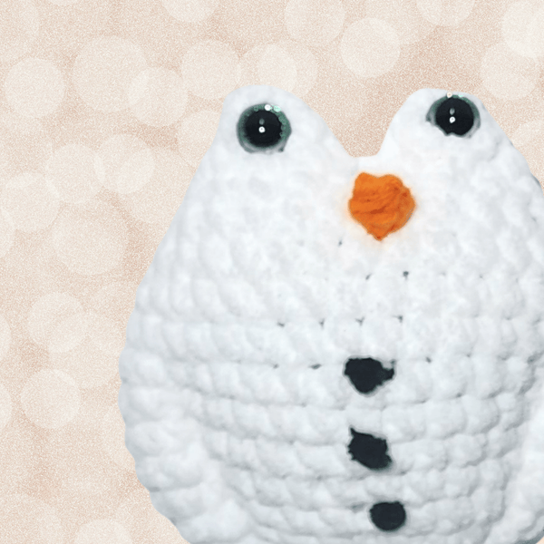 Frog Snowman Amigurumi Crochet Pattern - My Fingers Fly