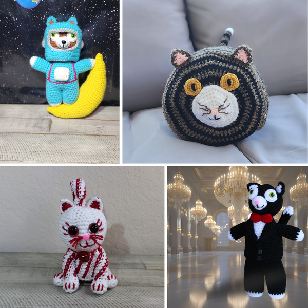 Furry Felines Crochet Patterns Ebook