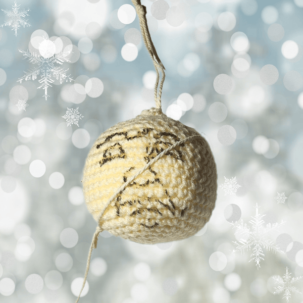George Lassos the Moon Ornament Crochet Pattern, - My Fingers Fly