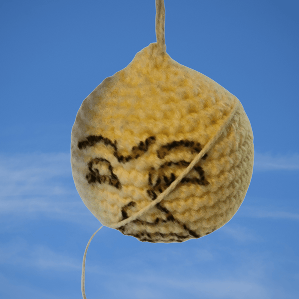 George Lassos the Moon Ornament Crochet Pattern, - My Fingers Fly