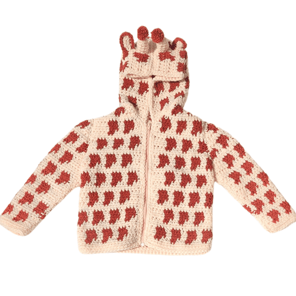 Giraffe Baby Sweater Crochet Pattern - My Fingers Fly