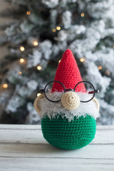 Christmas Gnome Eyeglass Holder Crochet Pattern