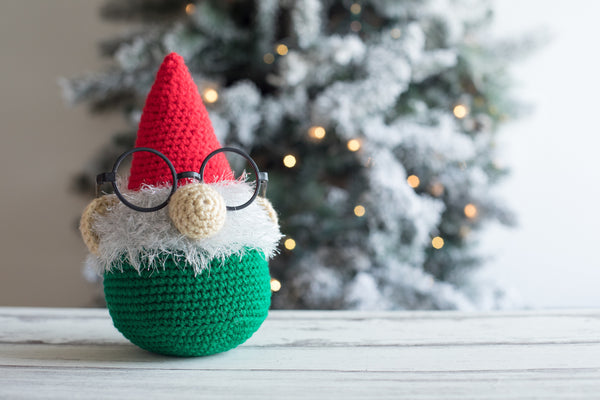 Christmas Gnome Eyeglass Holder Crochet Pattern