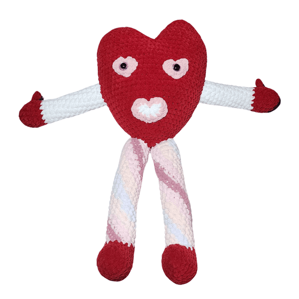 Heart Doll Amigurumi Crochet Pattern - My Fingers Fly