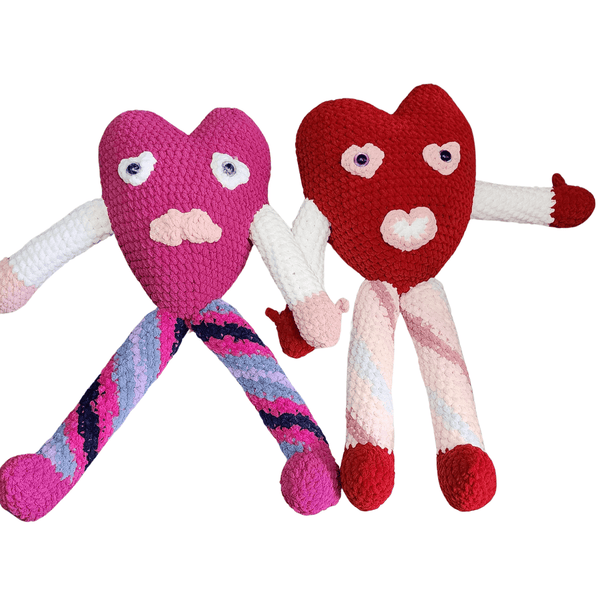 Heart Doll Amigurumi Crochet Pattern - My Fingers Fly