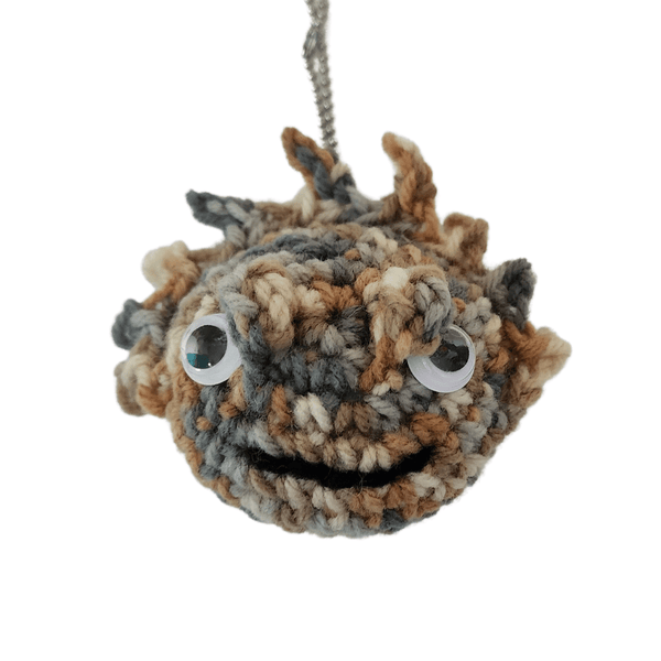 Horny Toad Keychain No - Sew Crochet Pattern - My Fingers Fly