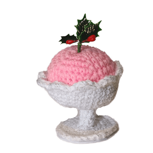 Ice Cream Christmas Ornament Crochet Pattern - My Fingers Fly