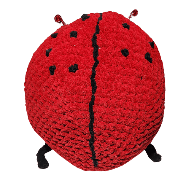 Ladybug Crochet Pattern with Bernat Blanket Yarn - My Fingers Fly