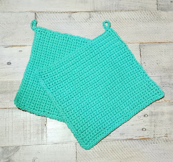 Learn to Crochet a Potholder, Beginner Crochet Kit - My Fingers Fly