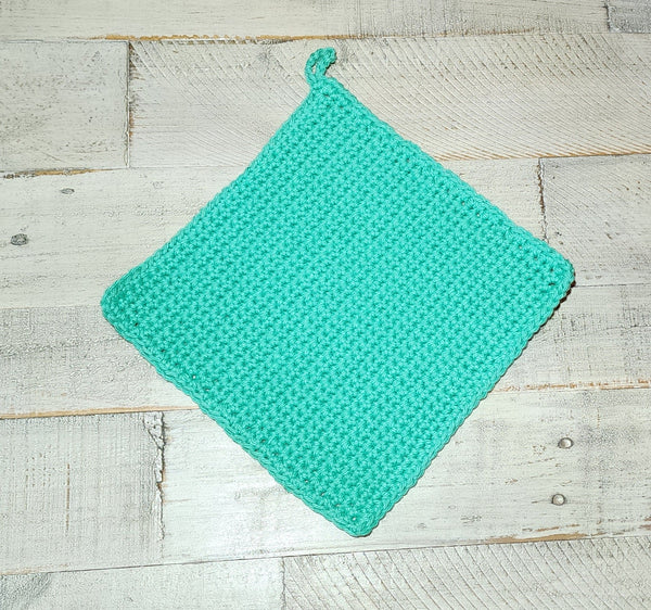 Learn to Crochet a Potholder, Beginner Crochet Kit - My Fingers Fly