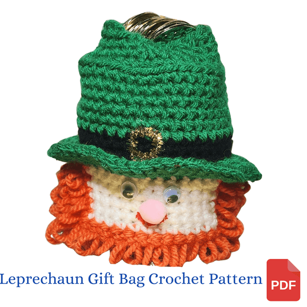 Leprechaun Gift Bag Crochet Pattern – Digital Download - My Fingers Fly